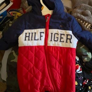 Infants boy tommy hilfiger snowsuit size 0/3 mths